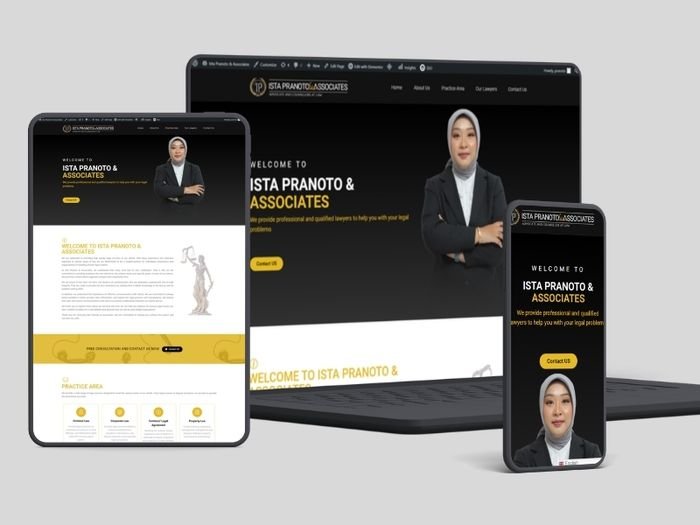 Ista Pranoto & Associates website preview