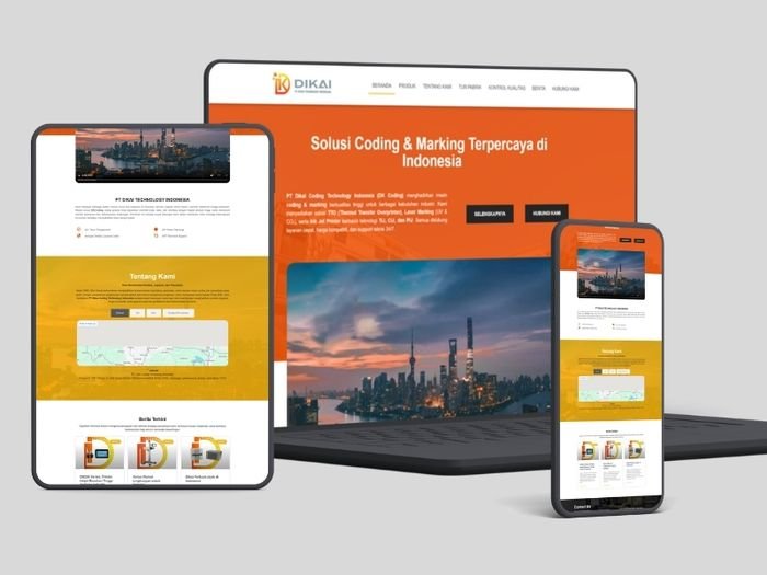 DK Coding website preview